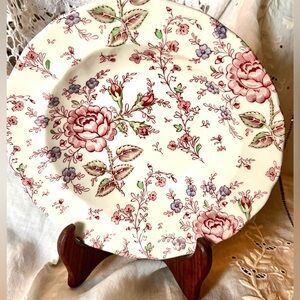 Rose Chintz Pink Made in England by Johnson Brothers Large Soup Bowl #2